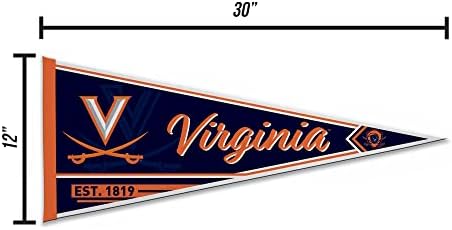 Rico Industries NCAA Classic 12" x 30" Felt Wall Décor Pennant - Great for Home/Bed Room/Man Cave Décor