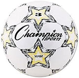 Champion Sports Viper Soccer Ball - Synthetic Leather – Youth, Kids, Adult - Sizes 3, 4, 5