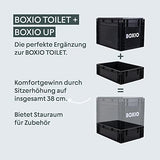 BOXIO Toilet - Portable Toilet, Camping Toilet, composting Toilet for car Camping, Boat or Camping. Mini Camping Toilet: 14,7" x 11,8" x 11,0" Made in Germany.