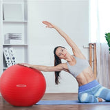 Anti-Burst and Slip Resistant Exercise Ball - Yoga, Fitness, Birthing Ball With Quick Pump, 2,000-Pound Capacity, Multiple Colors and Sizes