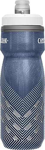 CamelBak Podium Chill Insulated Bike Water Bottle - Easy Squeeze Bottle - Fits Most Bike Cages - 21oz, Navy Perforated