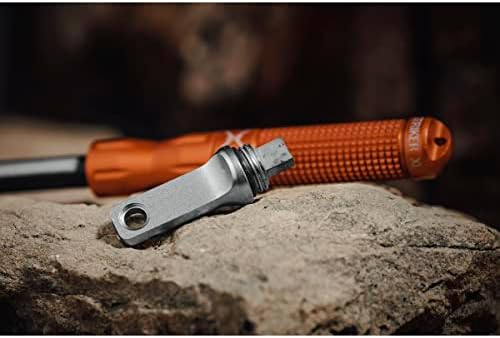 Exotac nanoSTRIKER XL Self Contained Ferrocerium Fire-Starter with Stainless Steel and Tungsten Carbide Striker, Waterproof 1/4 in. Ferro Rod Produces Up To 3,000 Fire-Starting Strikes