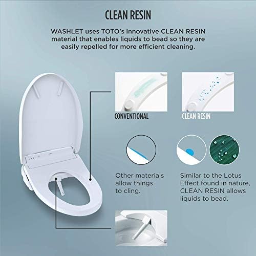 TOTO SW3036R#01 WASHLET K300 Electronic Bidet Toilet Seat, Cotton White