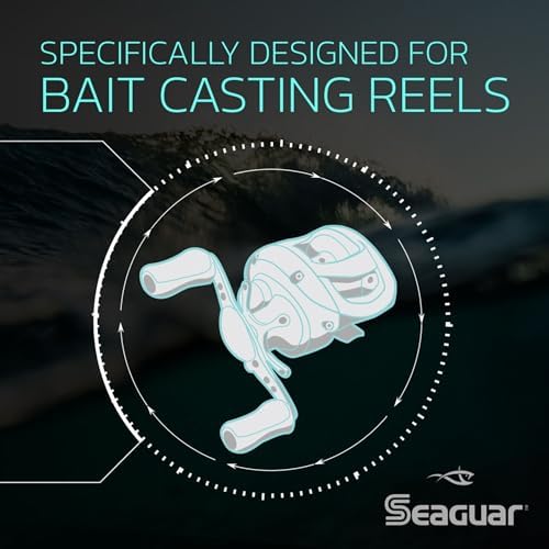 Seaguar Red Label Fishing Line for Power Baits & Heavy-Duty Applications, Freshwater, 100% Fluorocarbon, Clear, Multiple Sizes