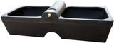 iFuntecky Titan 30 Gallon Horse Cattle Drinker Agricultural Water Trough (Black)