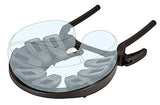 EARTHLITE Massage Table Face Cradle CARESS - Self-Adjusting, Innovative Headrest with Luxurious Strata Face Pillow, Black