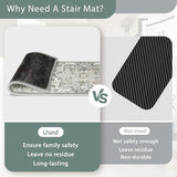 Carpet Stair Treads Non Slip 15PCS, 8" X 30" Edging Stair Runner for Wooden Steps Indoor, Resistant Stair Rugs with Reusable TPE Adhesive Backing, Residue Free Mat for Kids, Elders, Pets, Taupe