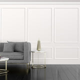 Pangda 3 Set Peel and Stick Wall Molding Kit, Premade Accent Molding Wainscoting Panel for Interior Wall Moulding Decor, Ready to Assemble Wainscoting Accent Panel (63 x 39 in)