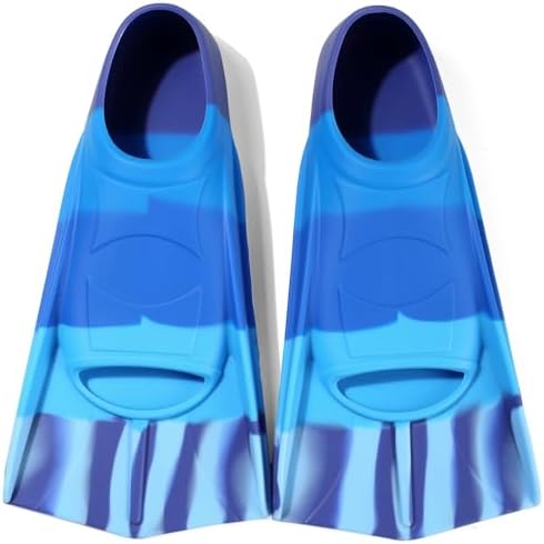 Kids Swim Fins,Short Kids Fins Youth Swimming Flippers for Lap Swimming Training for Children Girls Boys Beginners