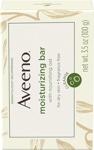 AVEENO Naturals Moisturizing Bar for Dry Skin 3.50 oz (Pack of 12) - Packaging May Vary
