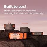 Propane 2 Burner Camping Stove with Carrying Bag, Portable Folding Gas Stove for Camping, Backpacking Camp Stove for Outdoor Cooking, With 17,000 BTU Adjustable Burners for BBQ, Tailgating