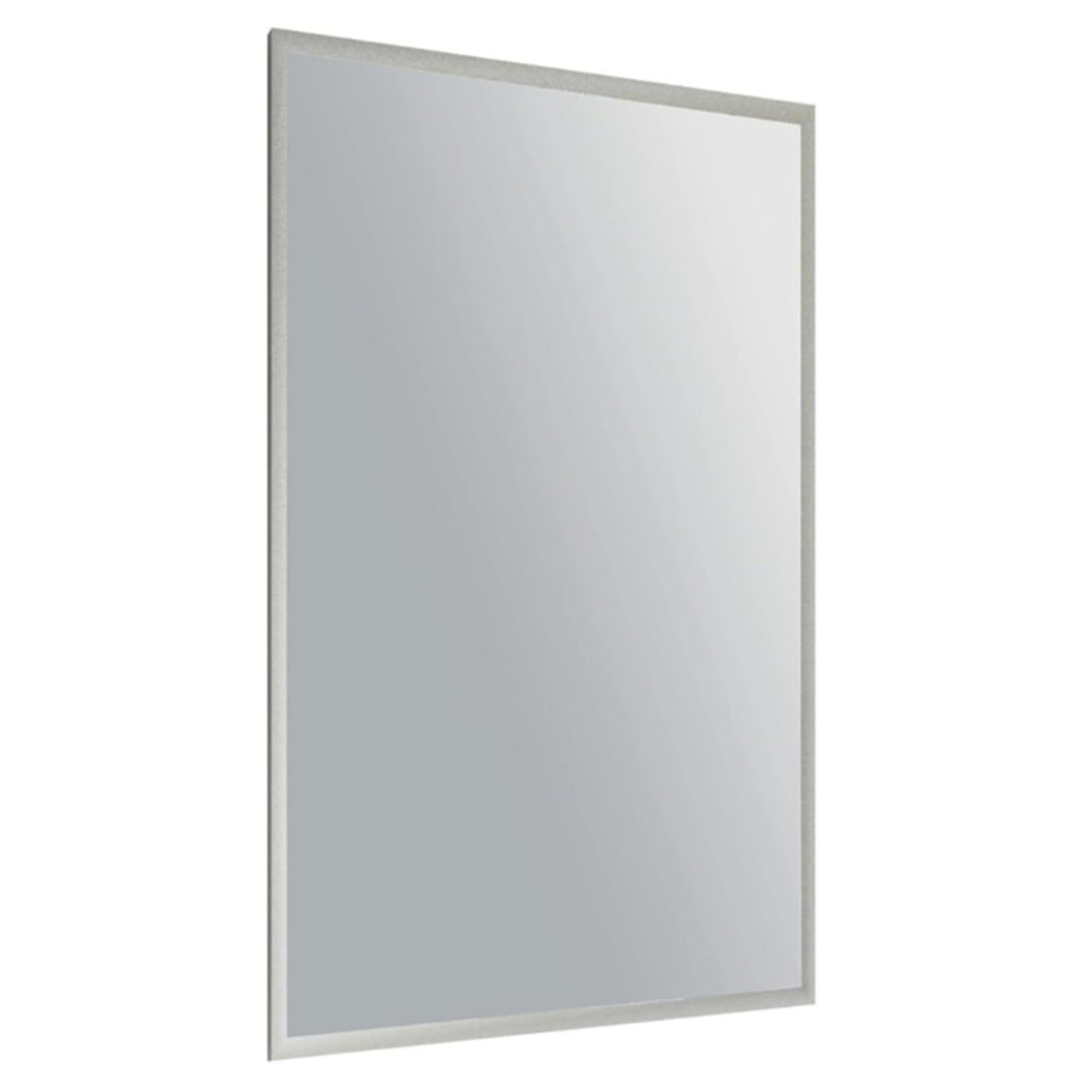 Go Bathrooms Aluminium Framed Bathroom Mirror 700mm x 600mm Wall-Mounted Bathroom Vanity Mirror Portrait Landscape Rectangular Mirror Modern Framed Design - Willow