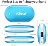 Karecel Rechargeable Hand Warmer, 5200mAh Double-Sided Fast Heating Electric Hand Warmer Power Bank, Up to 11Hrs, 3 Heat Settings, Portable Pocket Heater, Best Gifts for Women Men, Camping, Golf