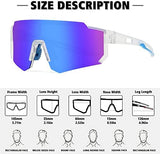 STORYCOAST Polarized Sports Sunglasses for Men Women,Driving Fishing Cycling Mountain Bike Sunglasses UV400 Protection