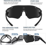 DUCO Kids Sunglasses Youth Baseball Sun Glasses Lightweight TR90 Frame UV400 Sports Cycling Shades for Boys Girls DK268