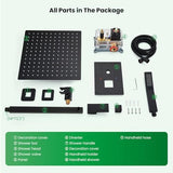 gotonovo Rainfall Bathroom Shower System Rain Shower Head and Handle Set Wall Mounted Shower Complete Combo Solid Brass Pressure Balancing Shower Mixer Valve 12 Inch Matte Black