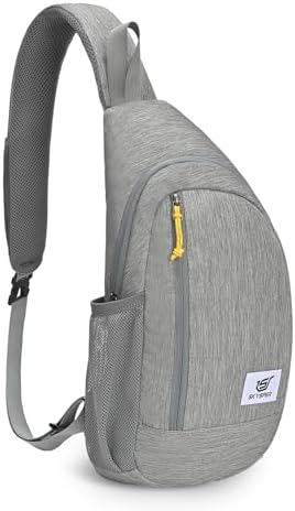 SKYSPER Sling Bag RFID Crossbody Sling Backpack Cross Body Shoulder Travel Bag Hiking Daypack for Women Men(Darkgrey)