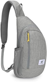 SKYSPER Sling Bag RFID Crossbody Sling Backpack Cross Body Shoulder Travel Bag Hiking Daypack for Women Men(Darkgrey)