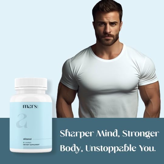 Mars Cognitive Support & Muscle Wellness Alizenol Capsules | Supports Focus, Clarity & Recovery | 60 Capsules - Pack of 1
