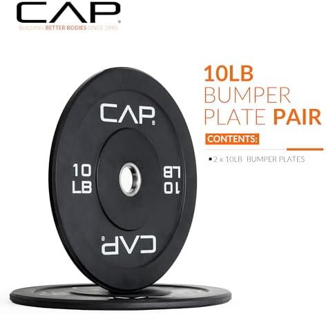 CAP Barbell Rubber Olympic Bumper Plate | Multiple Options/Colors