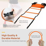 GHB Pro Agility Ladder Agility Training Ladder Speed 12 Rung 20ft with Carrying Bag