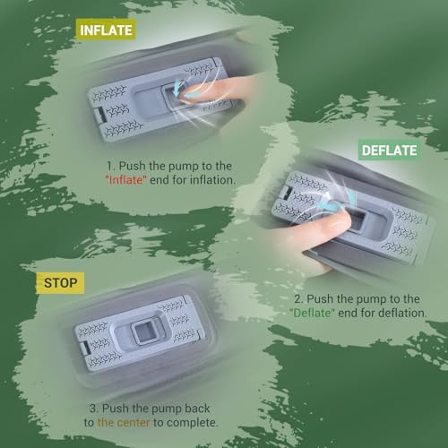 Elegear Air & Foam Self Inflating Sleeping Pad, Built-in Electric Pump 4" Ultra-Thick Memory Foam Camping Mattress with Pillow Camping Pad 4-Season R-Value 9.5 Camp Mat for Car/Traveling - Single