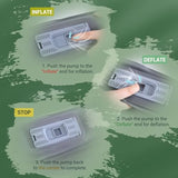 Elegear Air & Foam Self Inflating Sleeping Pad, Built-in Electric Pump 4" Ultra-Thick Memory Foam Camping Mattress with Pillow Camping Pad 4-Season R-Value 9.5 Camp Mat for Car/Traveling - Single