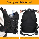 Nerlion 40L Hiking Backpack Travel Backpack for Men Women Camping Waterproof Outdoor Hiking Daypack Lightweight Backpack (Black)