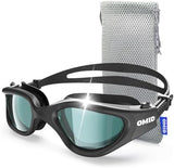 OMID Swim Goggles, P2 Polarized Swimming Goggles for Men Anti-fog Goggles Swimming for Adult Women