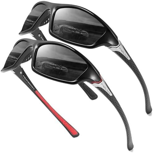 FAGUMA Sports Polarized Sunglasses For Men Cycling Driving Fishing UV400 Protection