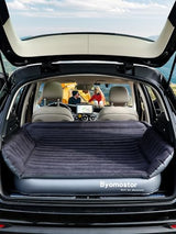 SUV Air Mattress with Wireless Removable 3-in-1 Built-in Pump & Mattress 'Wings' | 7-inch Height Car Mattress for Mid/Large SUVs, Trucks, Minivans, Supports 660lbs – Ideal for Road Trips & Camping