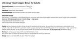 UltraCruz - sc-363568 Goat Copper Bolus Supplement for Adults, 25 Count x 4 Grams