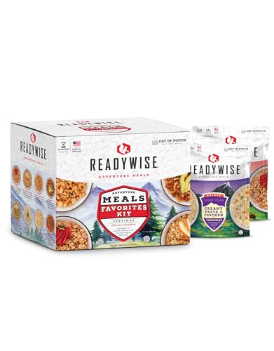 READYWISE - Favorite Kit, 9 Pack, Emergency Food Supply, MRE, Freeze Dried Food, Survival, Camping Essentials, Backpacking Meals, up to 15-Year Shelf Life