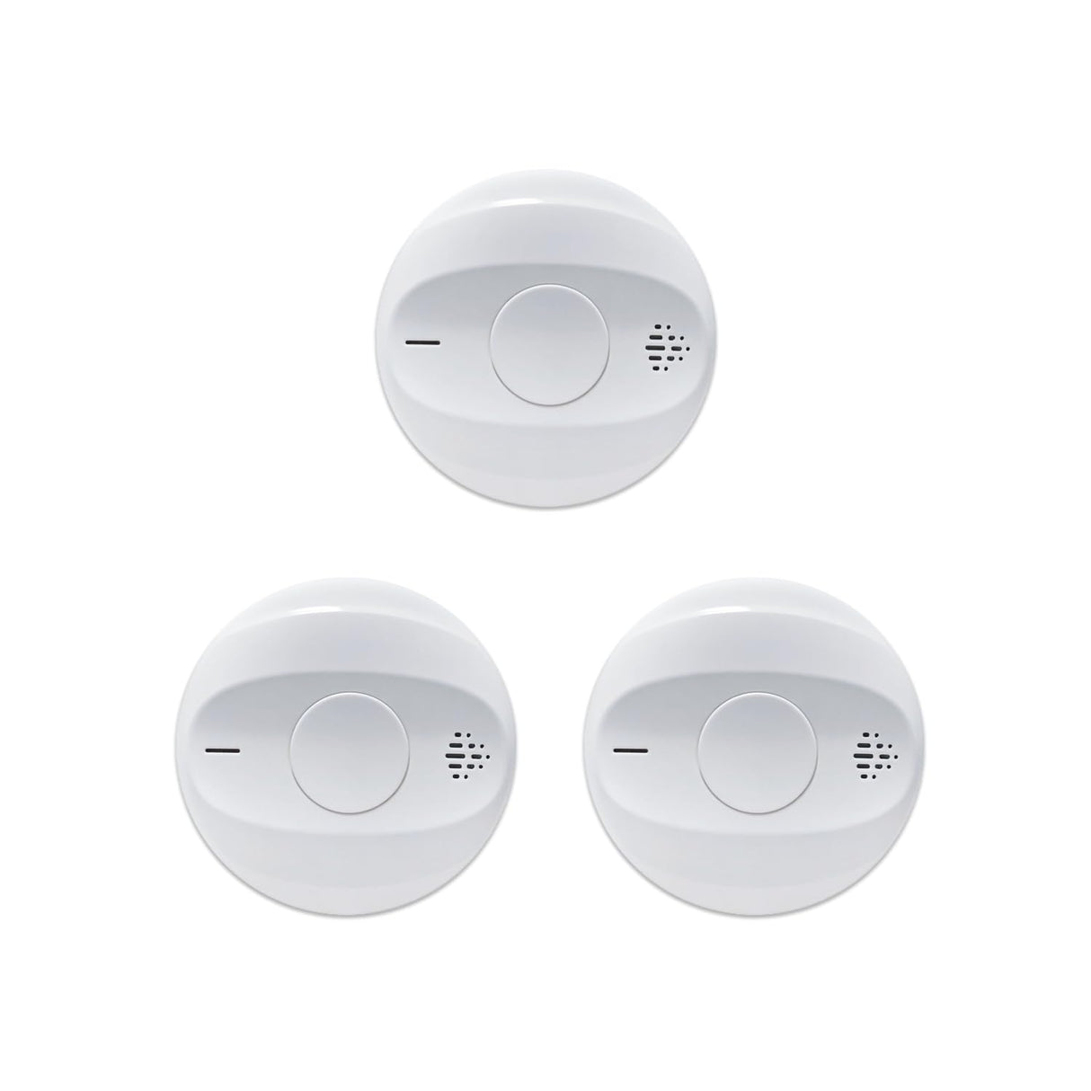 Smoke Detector Smoke and Carbon Monoxide Detector Smoke Detector Carbon Monoxide detectors 10-Year Battery Life, Battery-Powered Smoke and Carbon Monoxide Alarm Combination 3 Pack