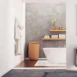 Flexible Quarter Round Molding, Mini Peel and Stick Rubber Trim Molding for Wall Edge Floor Corner,Staircase Cabinet Tub Edge (White, 78Inch)