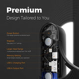 OCOOPA Hand Warmers Rechargeable 2 Pack, Magnetic Electric Handwarmer, 4 Levels Heat Up to 136℉, USB-C Portable Charger 10000mAh, Raynauds, Golf, Tech Gifts for Men, UT2s(MagTwins)