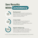 Gut Health Supplement with Turmeric, Aloe & Pylopass Probiotics – Digestive, Bloating & Mucosal Support – 15 Active Ingredients – 50 Capsules