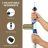 Tarp Poles, Telescoping Tent Poles, Ultra-Lightweight Portable Aluminum Sun Shade Poles That Extends Up to 7'6",Suitable for Camping, Tent, Awning, Beach Shelter(2 PCS)