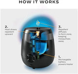 Thermacell E-Series Rechargeable Mosquito Repeller with 20’ Mosquito Protection Zone; Bug Spray Alternative; Scent Free