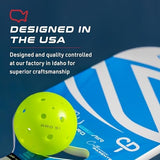 Selkirk Pro S1 Ball | Crack-Resistant | 38 Hole Outdoor Pickleball Balls | USAPA Approved Pickle Ball for Tournament Play | Advanced Aerodynamics |