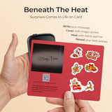 Hand Warmers Rechargeable 2 Pack with Gift Box, Portable Electric Hand Warmer with LED Display Battery and Temperature, Fast Heating, for Men, Women, Hunting Camping