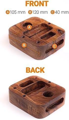 Portable Hangboard for Rock Climbing Holds,Fingerboard Trainer for Hand Grip Strengthener,Pinch Block Grip,Home Gym Fitness Workout Equipment -Hard Wood