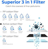 Waterdrop WD-G3-CF Filter, Replacement for WD-G3-W, WD-G3P600 and WD-G3P800-W Reverse Osmosis System, 6-Month Lifetime