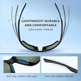 KastKing Osage Polarized Sport Sunglasses for Men and Women, Ideal for Driving Fishing Cycling Running, UV Protection