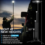 Devos Outdoor LightRanger 1200 - High-Performance LED Tripod Lantern with Adjustable Height, 1200 Lumens Brightness, and Long Battery Life.