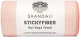 Shandali Hot Yoga Towel - Mat-Sized, Microfiber, Super Absorbent, Anti-Slip, Injury Free, 24" x 72" - Best Bikram Yoga Towel - Exercise, Fitness, Pilates Gear