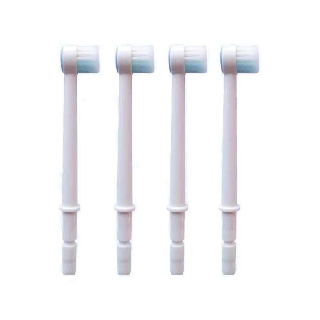 Replacement Part for Waterpik or other Water Flossers/Irrigators (Aquaflosser 4 Brush Head Tips)