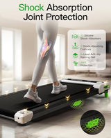 Walking Pad with Incline, Incline Treadmills for Home, 2.5 HP Under Desk Treadmill Small with Remote Control, Walking Pad Small Treadmill with LED Display