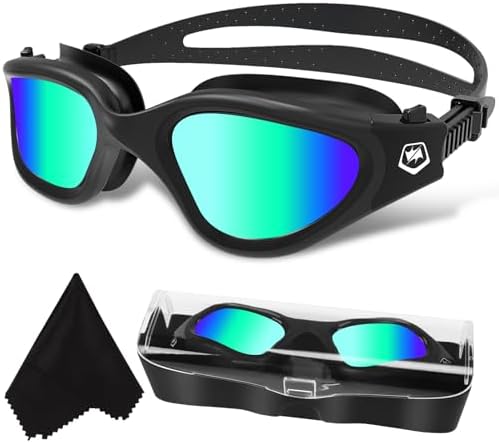 WIN.MAX Polarized Swimming Goggles Swim Pool Goggles Anti Fog Anti UV No Leakage Clear Vision for Men Women Adults Teenagers