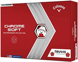 Callaway Golf 2022 Chrome Soft Golf Balls (True Track (Red/Blue)